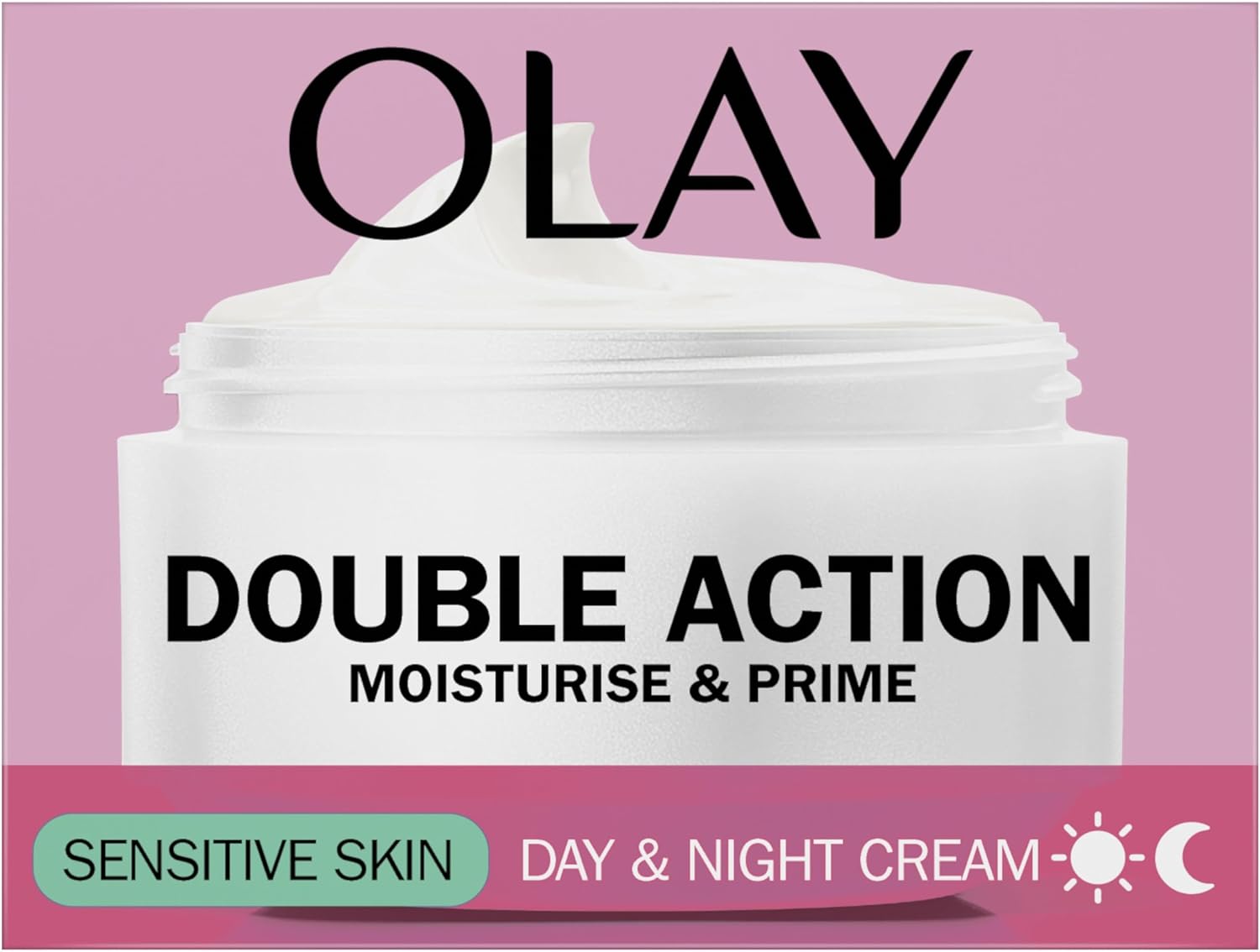 Olay Double Action Day & Night Moisturiser Cream (Sensitive Skin) - 50ml