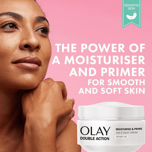 Olay Double Action Day & Night Moisturiser Cream (Sensitive Skin) - 50ml